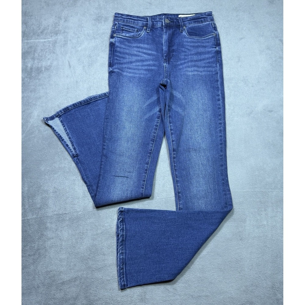 Free People Jeans Womens 27S 27x32 The Hoyt Highrise Mini Flare BlankNYC Boho - Picture 1 of 9